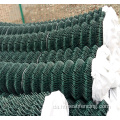 4 '9 "X49' 2" Green Galvanized Chain-Link Mesh hegn